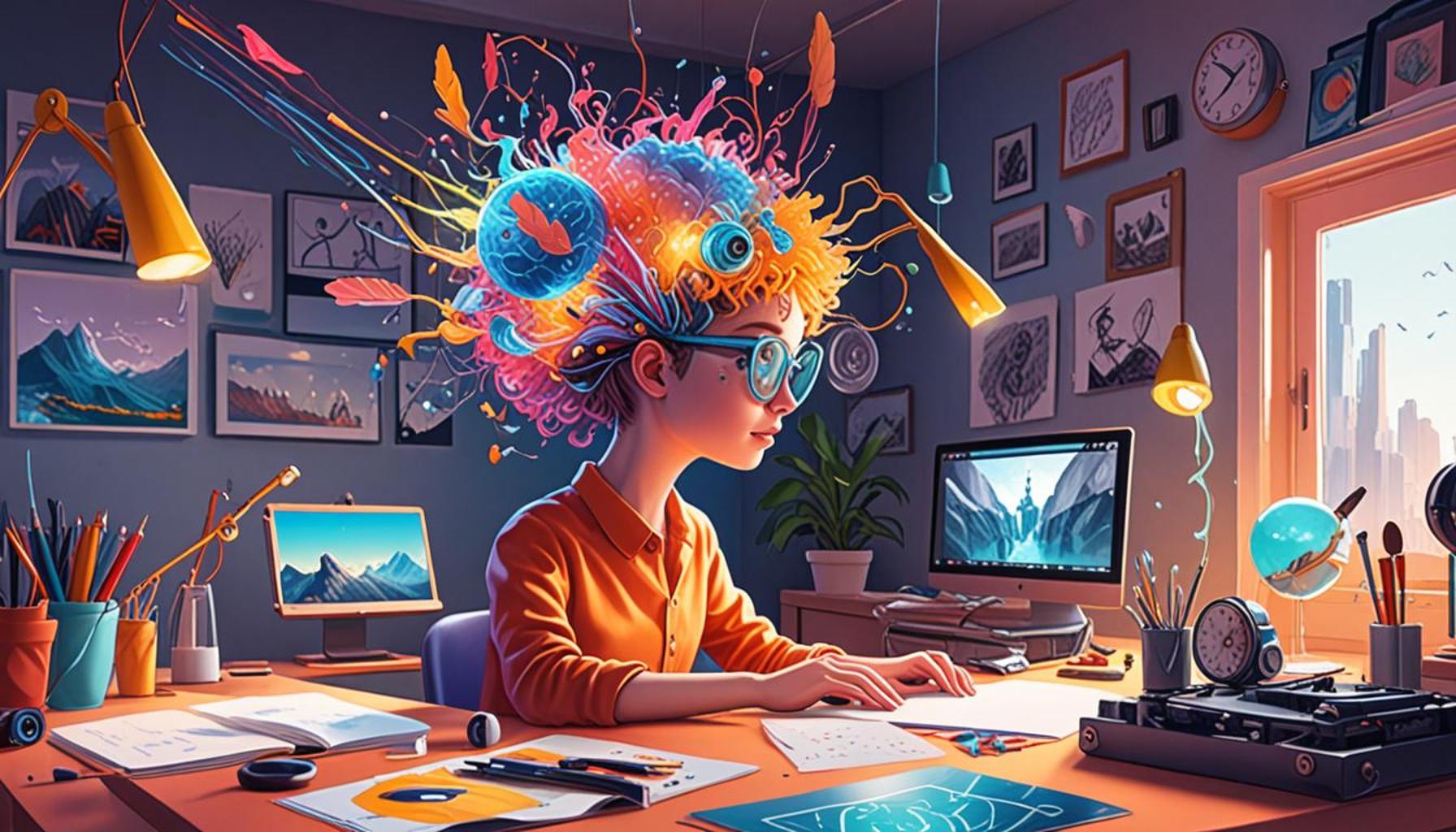 The role of visualization in the practice of autonomous skills